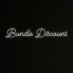 BUNDLE DISCOUNT 2 for 20% off